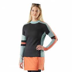 SMARTWOOL Girocollo Alpine da donna CHARCOAL