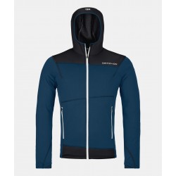 ORTOVOX FLEECE LIGHT HOODY DEEP OCEAN