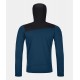 ORTOVOX FLEECE LIGHT HOODY DEEP OCEAN