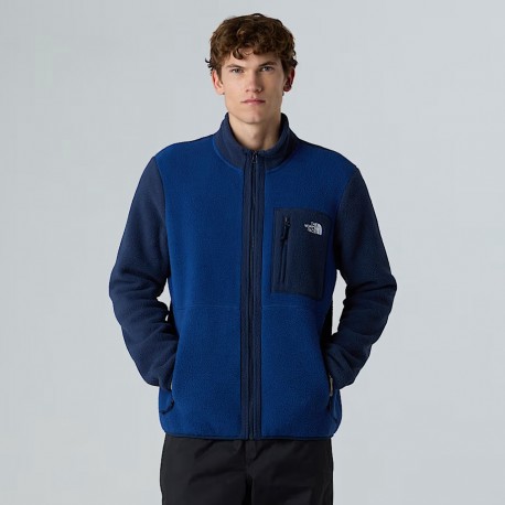 THE NORTH FACE Giacca in pile Yumiori con cerniera integrale da uomo Estate Blue-Summit Navy-Summit Navy
