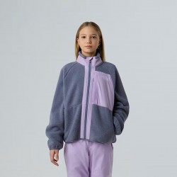 THE NORTH FACE Giacca in pile con cerniera integrale Yumiori da ragazza Twilight Galaxy-Lite Lilac