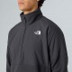 THE NORTH FACE Pile pesante con mezza cerniera Glacier da uomo Asphalt Grey-Asphalt Grey-TNF Black