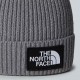 THE NORTH FACE Berretto con risvolto TNF Logo Box da bambini TNF Medium Grey Heather
