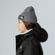 THE NORTH FACE Berretto con risvolto TNF Logo Box da bambini TNF Medium Grey Heather