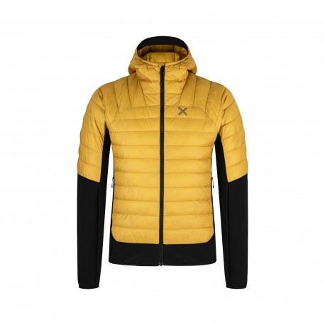 MONTURA PEAK HYBRID HOODED JACKET MUSTARD