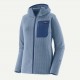 PATAGONIA Women's R1® Air Fleece Full-Zip Hoody BARNACLE BLUE