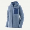 PATAGONIA Women's R1® Air Fleece Full-Zip Hoody BARNACLE BLUE