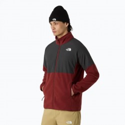 THE NORTH FACE Pile pesante con cerniera integrale Glacier da uomo SUMAC/ASPHALT GREY