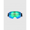 4F FOB Maschera da snowboard unisex con rivestimento multicolore - nera
