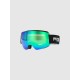4F FOB Maschera da snowboard unisex con rivestimento multicolore - nera