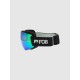 4F FOB Maschera da snowboard unisex con rivestimento multicolore - nera