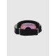 4F FOB Maschera da snowboard unisex con rivestimento multicolore - nera