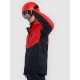 4F Giacca da sci da uomo membrana Dermizax 20000 con imbottitura Primaloft Black - rossa