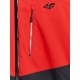 4F Giacca da sci da uomo membrana Dermizax 20000 con imbottitura Primaloft Black - rossa