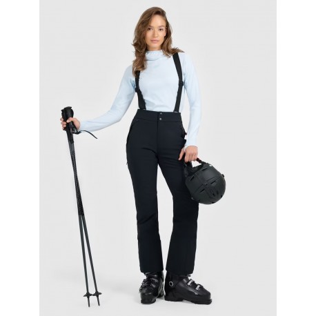 4F Pantaloni da sci da donna membrana Dermizax 20000 - nero