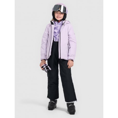 4F Pantaloni da sci per ragazze membrana 8000 - nero