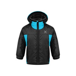 MONTURA SNOW 2 JACKET BABY BLACK/TURQUOISE