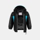 MONTURA SNOW 2 JACKET BABY BLACK/TURQUOISE