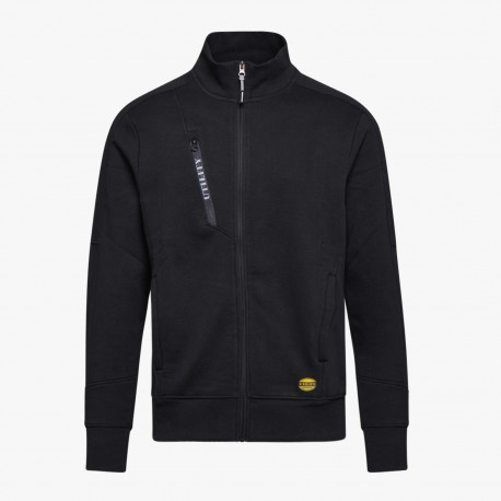Diadora SWEATSHIRT FZ LITEWORK black