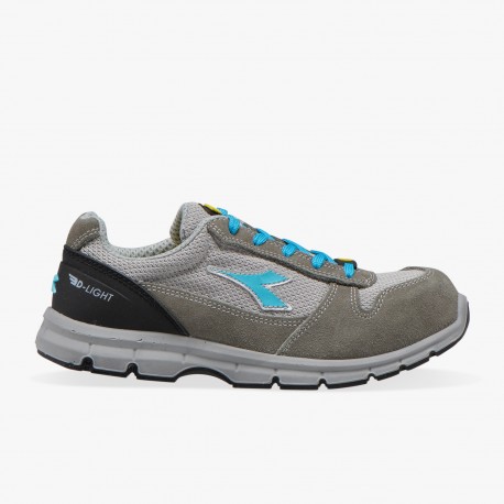 Diadora RUN TEXT LOW S1P SRC ESD CASTLEROCK/SCUBA BLUE