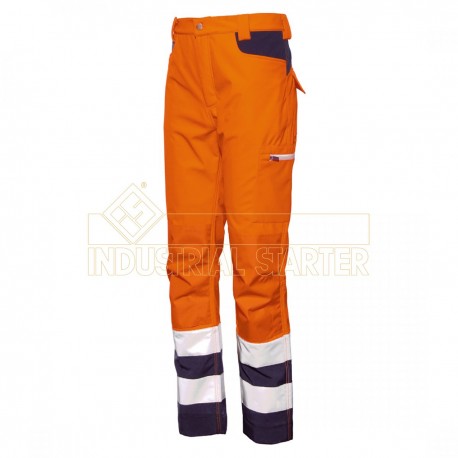 Issa PANTALONE ALTA VISIBILITÀ GORDON ARANCIO