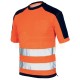 INDUSTRIAL STARTER HV T-SHIRT ARANCIO/BLU