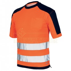 INDUSTRIAL STARTER HV T-SHIRT ARANCIO/BLU