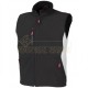 Issa GILET IN SOFTSHELL VEGA NERO