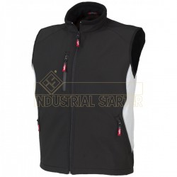 Issa GILET IN SOFTSHELL VEGA NERO