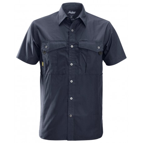 SNICKERS Camicia Rip Stop a maniche corte NAVY