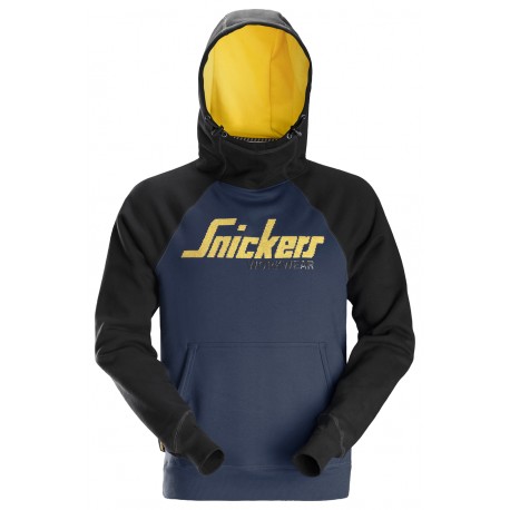 Snickers Felpa con logo e cappuccio
