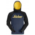 Snickers Felpa con logo e cappuccio NAVY/BLACK