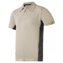 Snickers Polo shirt A.V.S. kaki/black