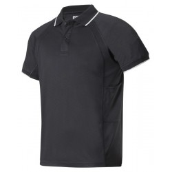 Snickers Polo shirt A.V.S. kaki/black