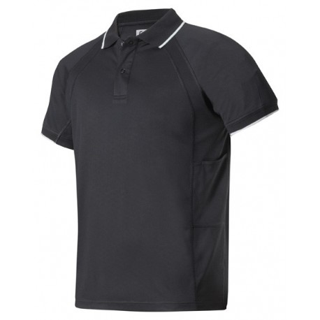Snickers Polo shirt A.V.S. kaki/black