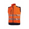 UPOWER GILET DANY ORANGE FLUO