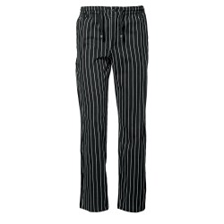 Sir PANTALONE RIGHE RICH nero