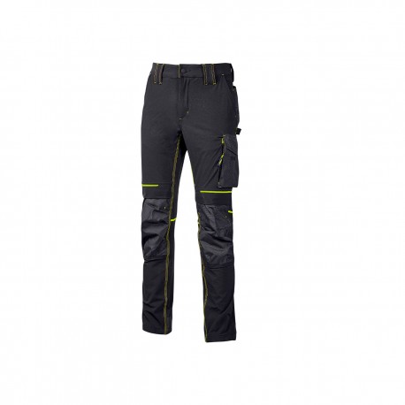 UPOWER ATOM PANTALONI asphalt grey/green
