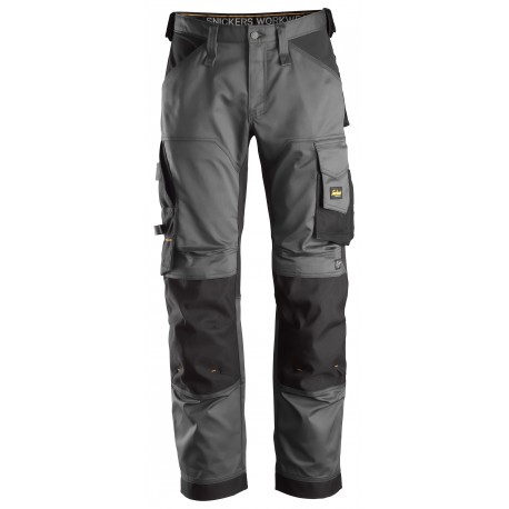SINCKERS AllroundWork Pantaloni Stretch Loose Fit STEEL GREY/BLACK