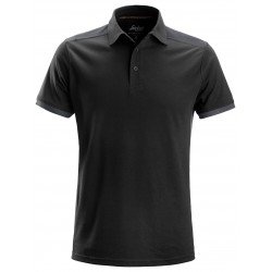 SNICKERS POLO AllroundWork BlackSteel grey