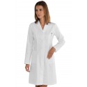 ISACCO CAMICE DONNA VALENCIA SLIM BOHEME BIANCO 100%POLYESTER BOHEME