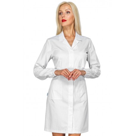 ISACCO CAMICE DONNA VALENCIA SLIM BOHEME BIANCO 100%POLYESTER BOHEME