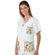 ISACCO CASACCA COLLO A V SMILE 100% COTTON