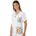 ISACCO CASACCA COLLO A V SMILE 100% COTTON