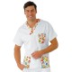 ISACCO CASACCA COLLO A V SMILE 100% COTTON