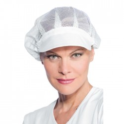 ISACCO Cuffia Donna rete con visiera