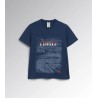 DIADORA T-SHIRT GRAPHIC ORGANIC SAILOR BLUE