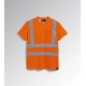 DIADORA T-SHIRT HV ISO 20471 ARANCIONE FLUO