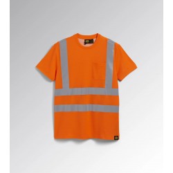 DIADORA T-SHIRT HV ISO 20471 ARANCIONE FLUO