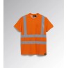 DIADORA T-SHIRT HV ISO 20471 ARANCIONE FLUO